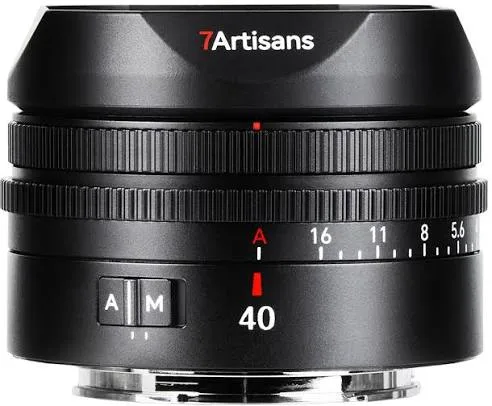 7Artisans AF 40mm F2.5 Compact Autofocus (Monture Sony E)