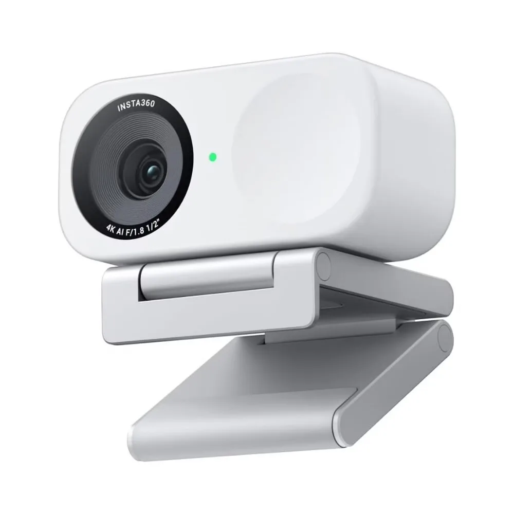 Insta360 Link 2C webcam IA 4K – Édition Standard (Blanc Arctique)