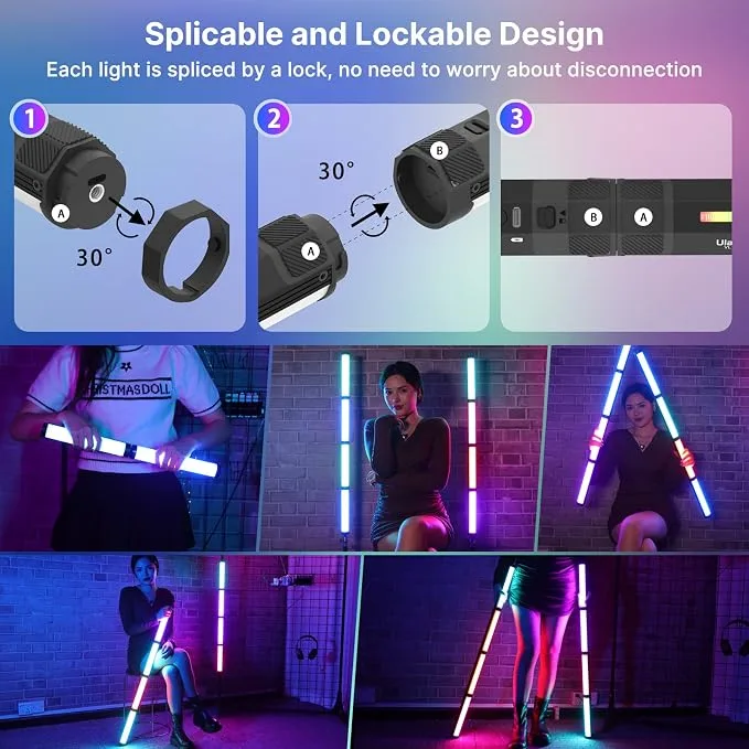 ULANZI VL110 RGB TUBE LIGHT Video Lighting 